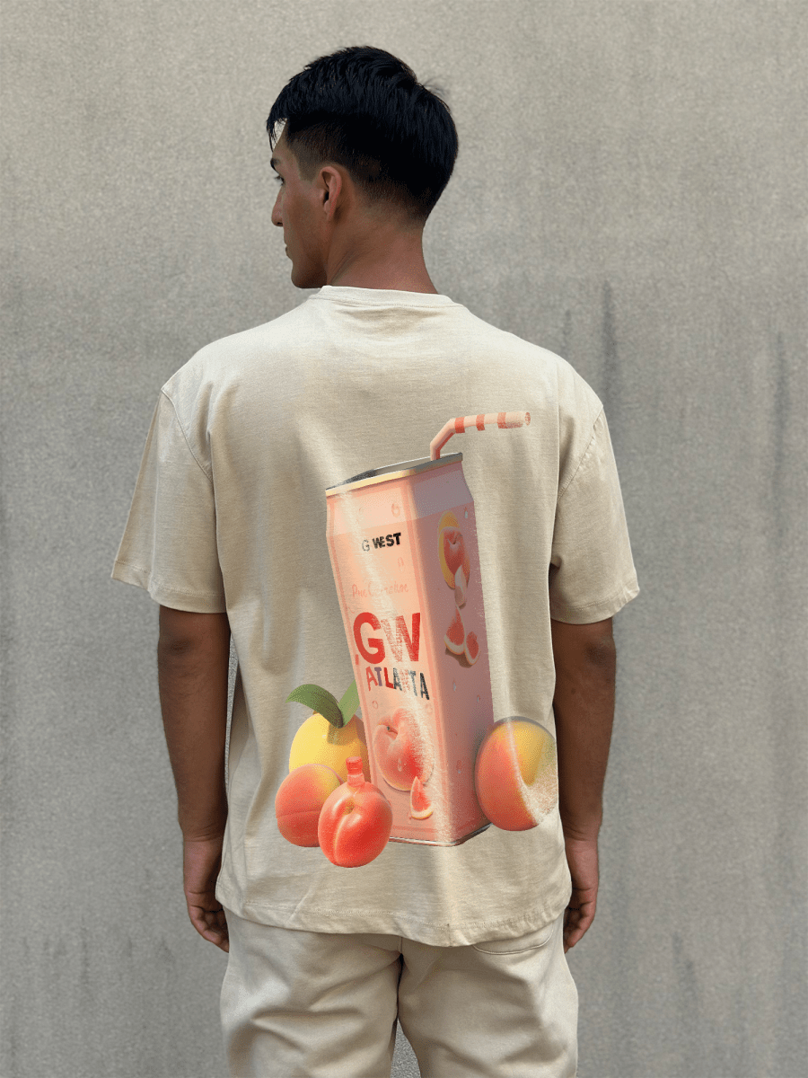 G West Oversized Atlanta Peach Tee - G West