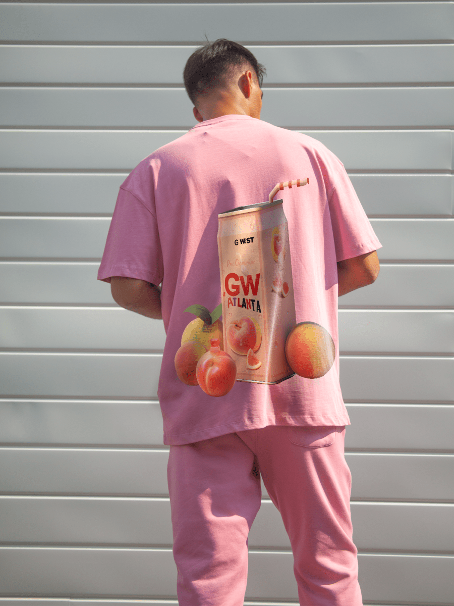 G West Oversized Atlanta Peach Tee - G West