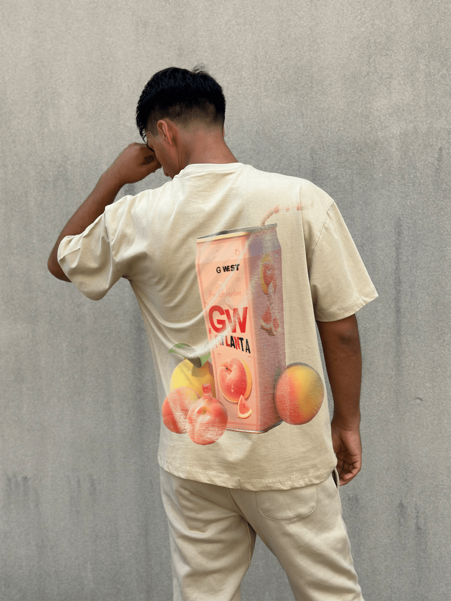 G West Oversized Atlanta Peach Tee - G West
