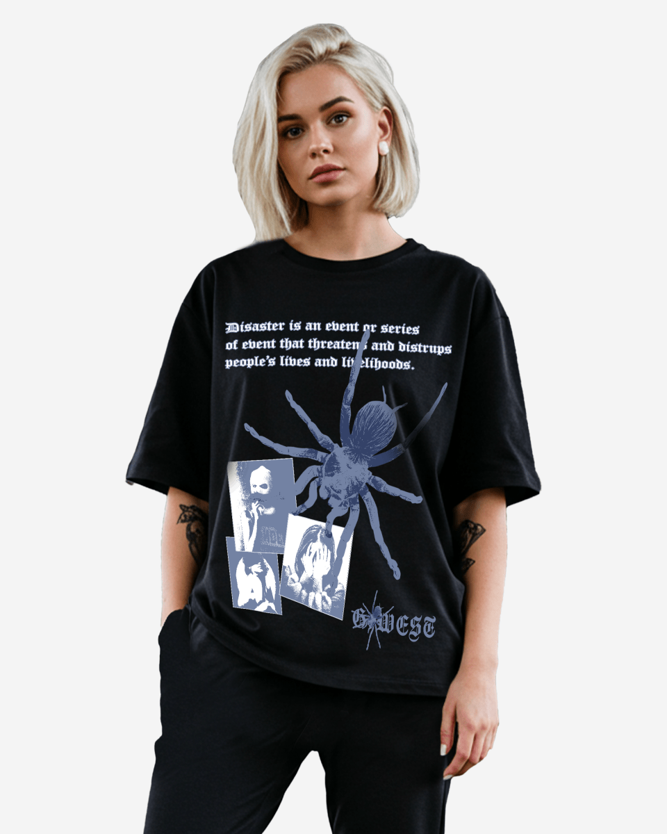 G West Oversized Big Spider Life Style Tee - WOMEN - G West