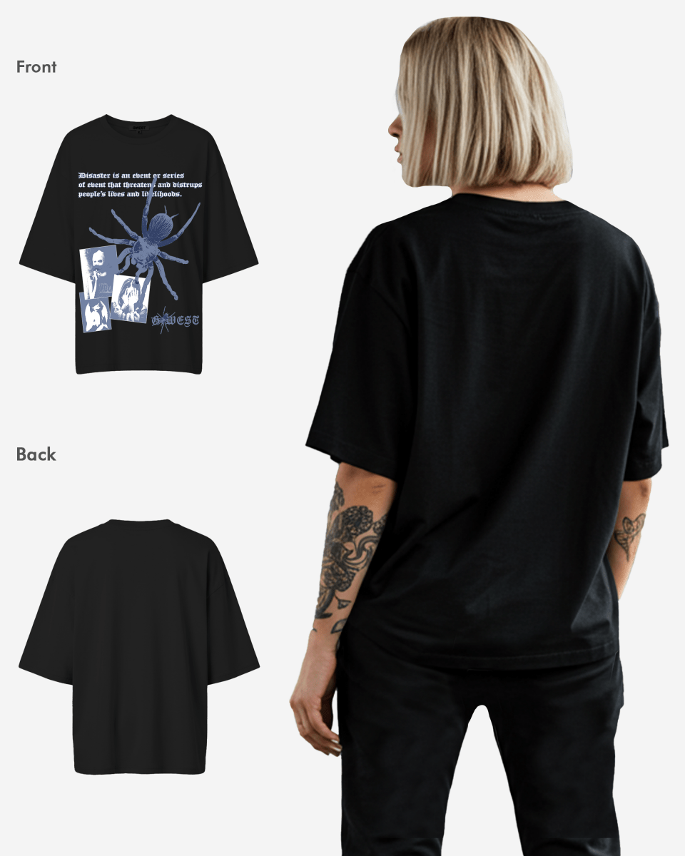 G West Oversized Big Spider Life Style Tee - WOMEN - G West
