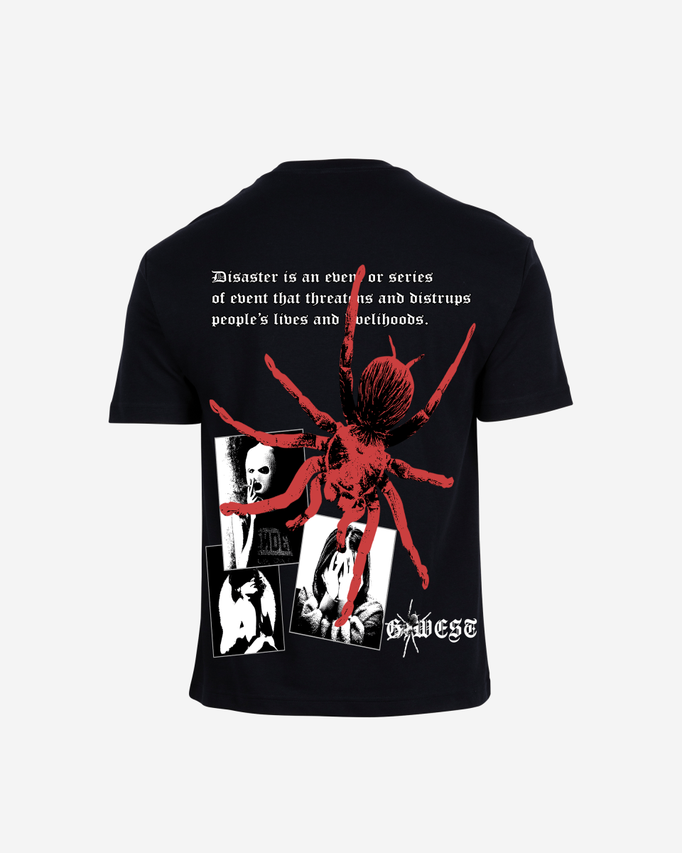 G West Oversized Big Spider Mens T-Shirt - G West