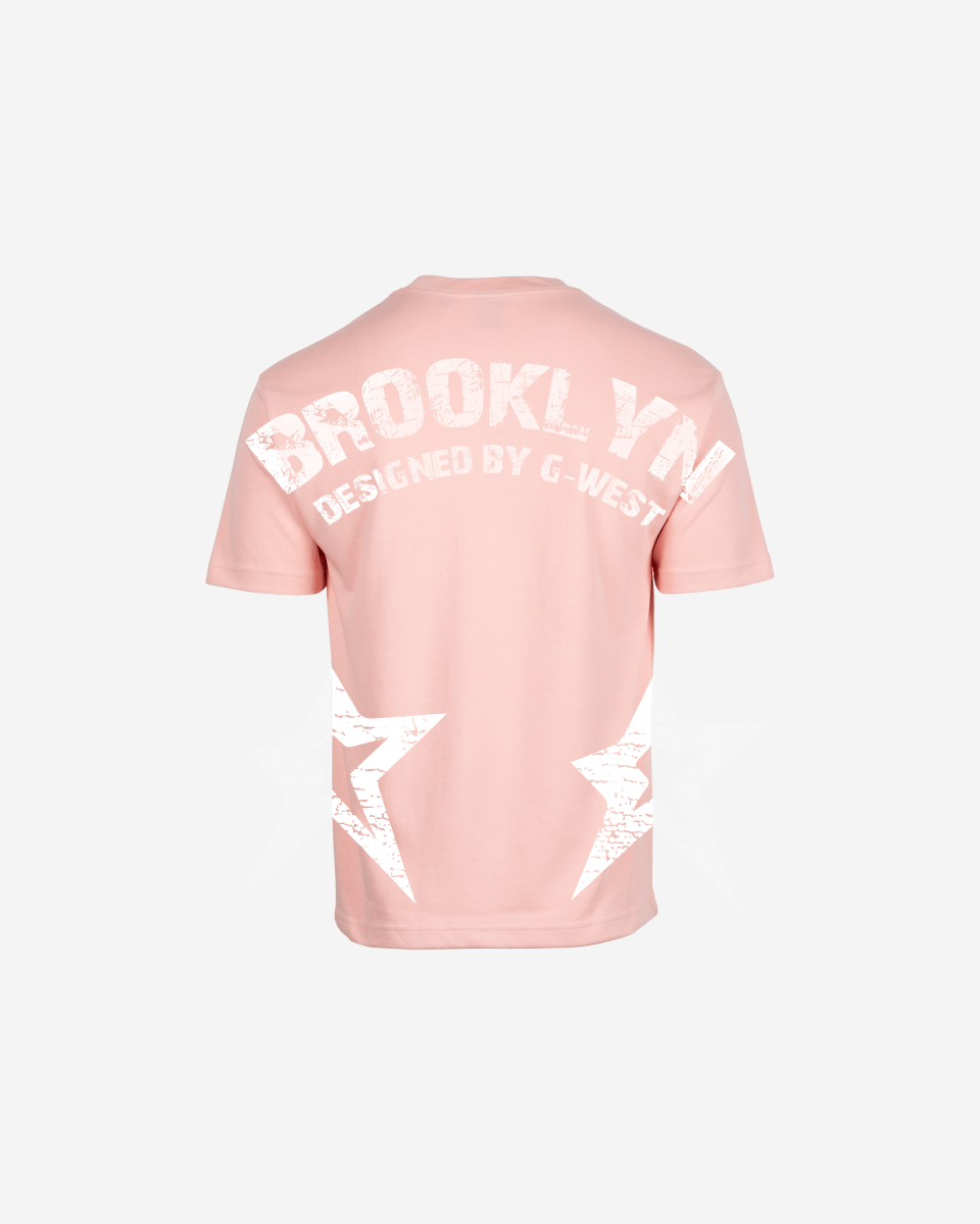 G West Oversized Brooklyn Arch Logo Tee Gwdtfl9052 - 4 Colors - G West