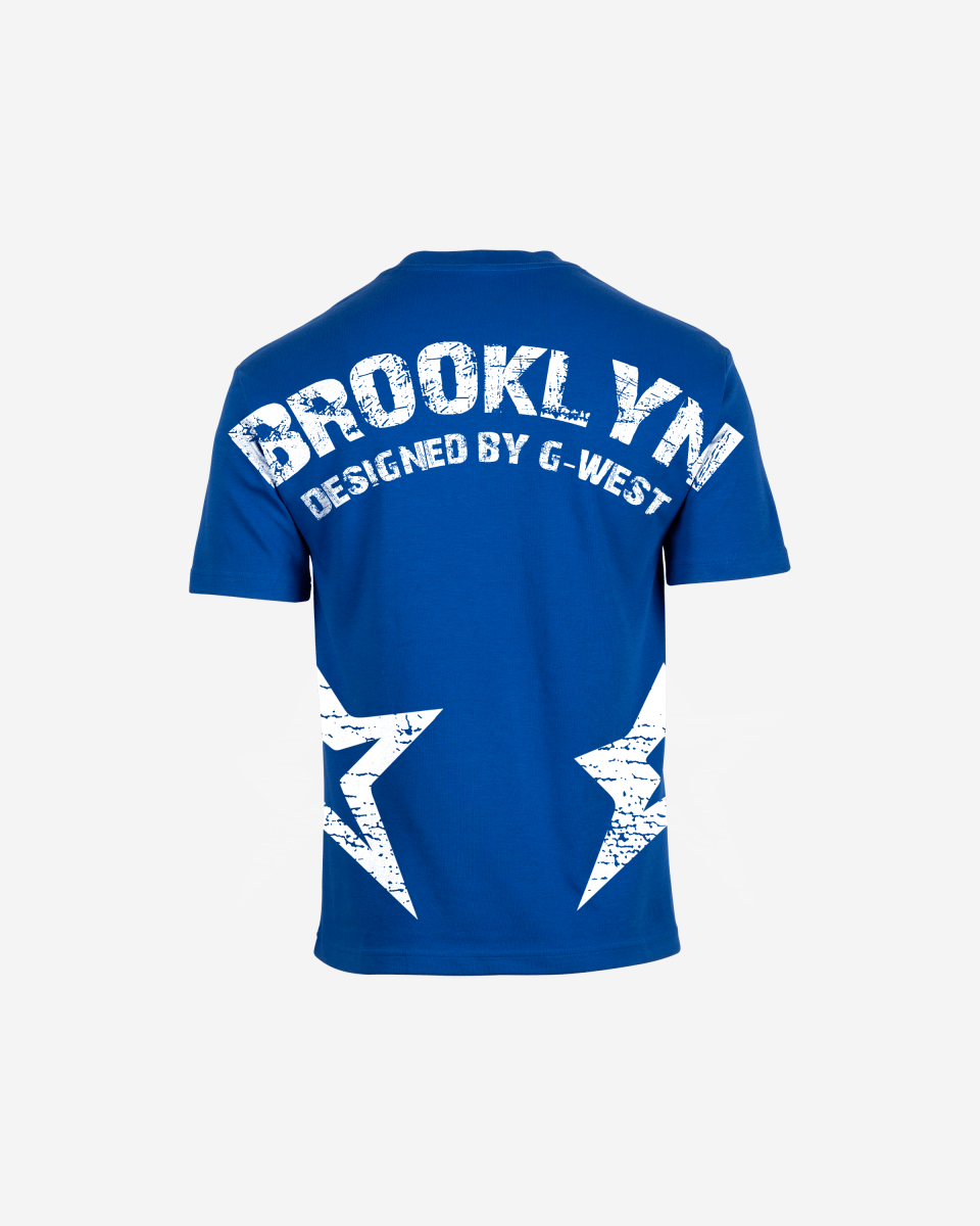 G West Oversized Brooklyn Arch Logo Tee Gwdtfl9052 - 4 Colors - G West