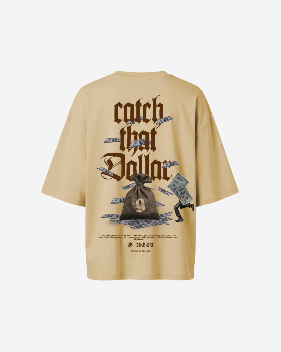 G West Oversized Catch That Dollar Life Style Tee - WOMEN - G West