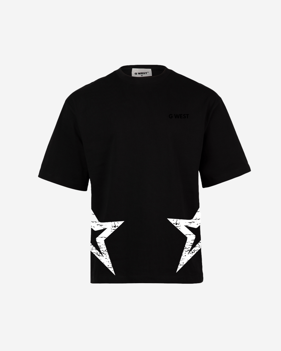 G West Oversized Chicago Arch Logo Red Tee - G West