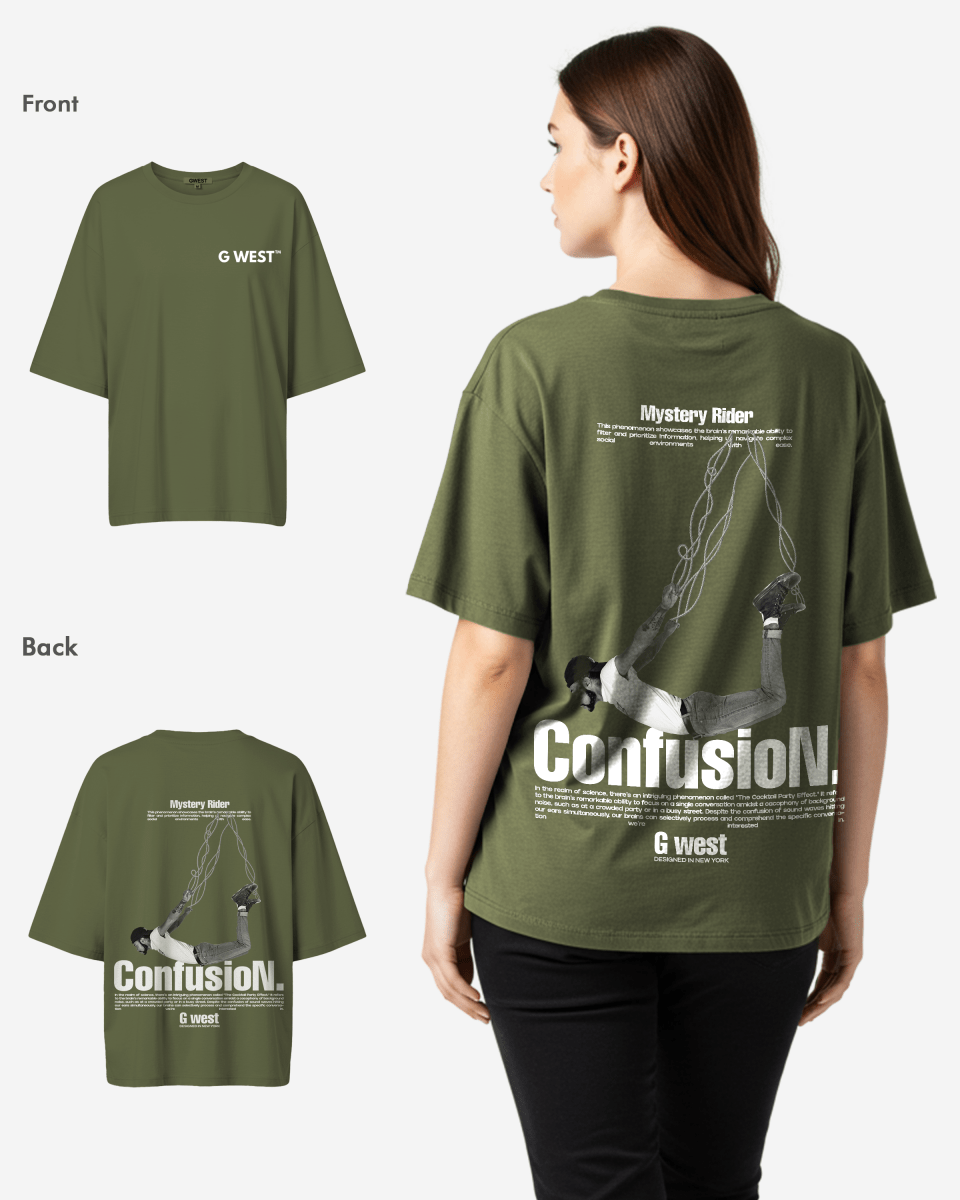 G West Oversized Confusion Tee - WOMEN - G West