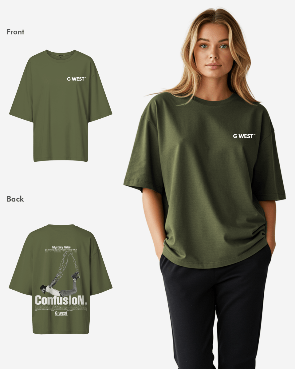 G West Oversized Confusion Tee - WOMEN - G West
