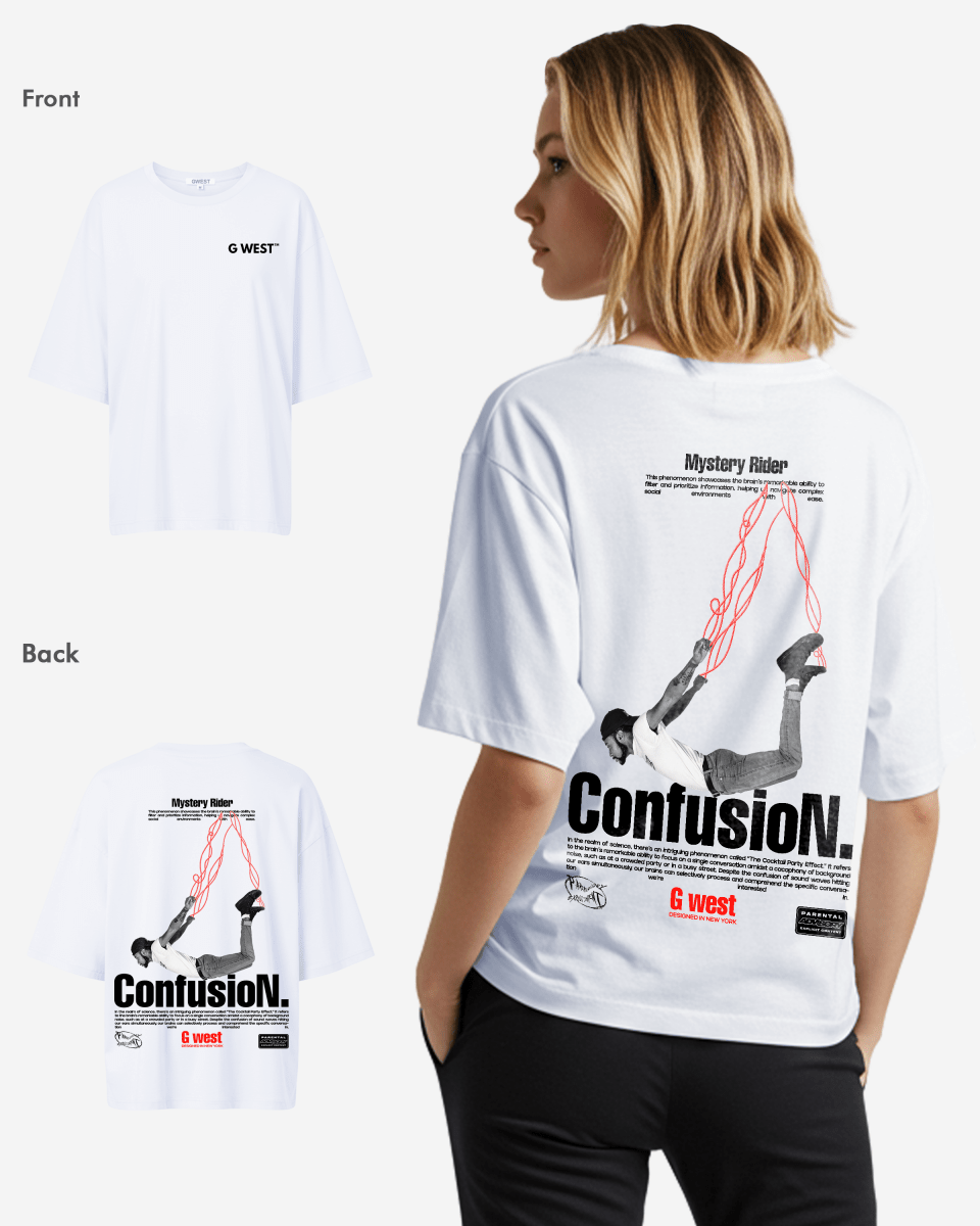 G West Oversized Confusion Tee - WOMEN - G West