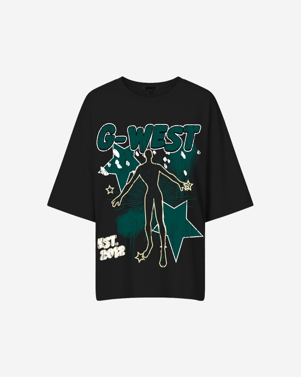 G West Oversized Dazzling Dynamo Tee 2 color - WOMEN - G West