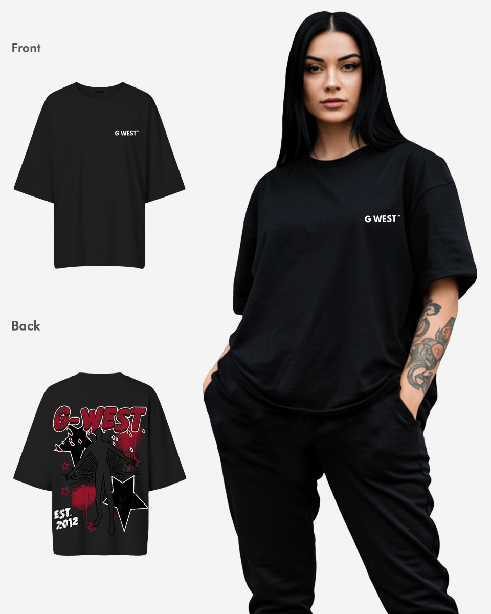 G West Oversized Dazzling Dynamo Tee - Women - G West