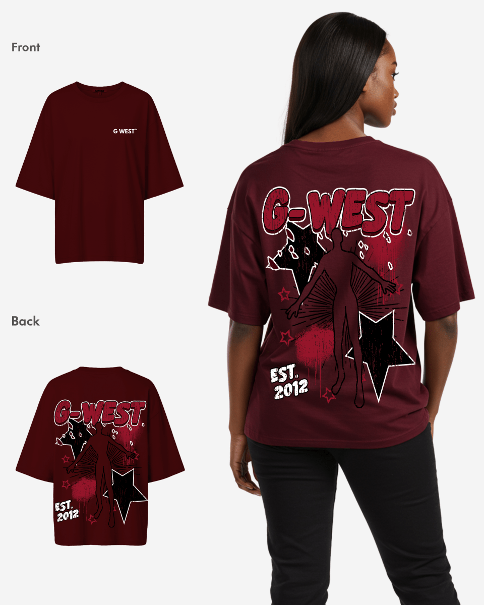 G West Oversized Dazzling Dynamo Tee - Women - G West