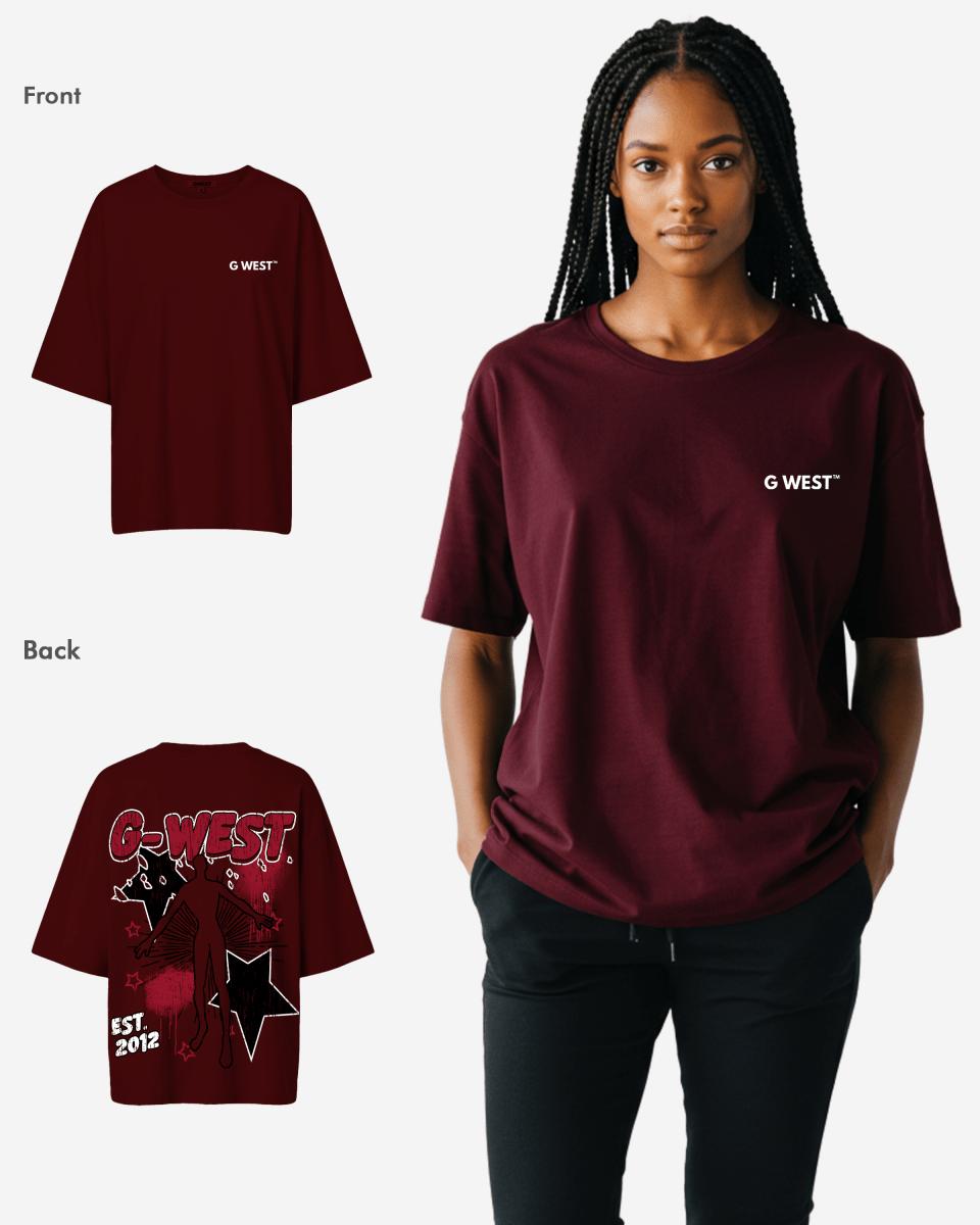 G West Oversized Dazzling Dynamo Tee - Women - G West