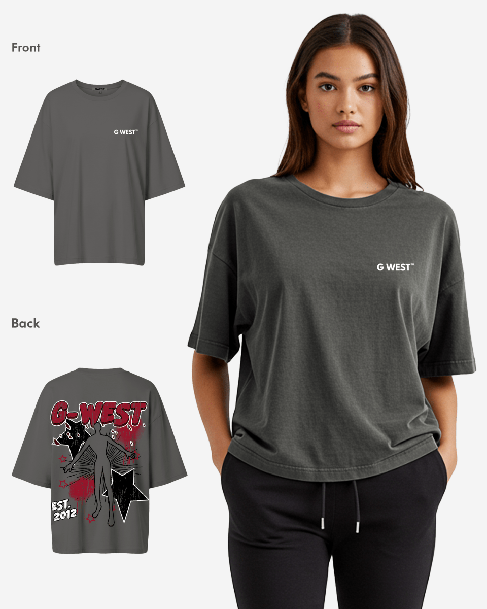 G West Oversized Dazzling Dynamo Tee - Women - G West
