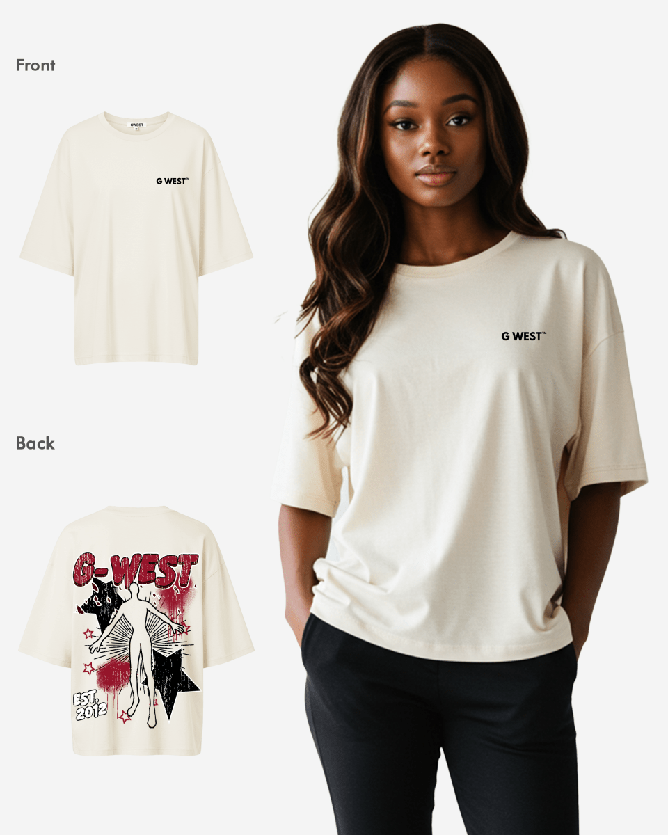 G West Oversized Dazzling Dynamo Tee - Women - G West