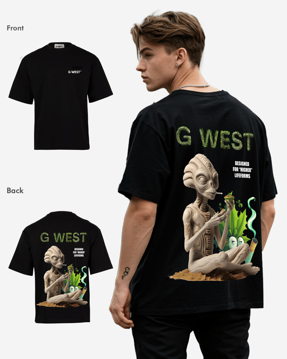G West Oversized Designed For Higher Lifeforms Tee - G West