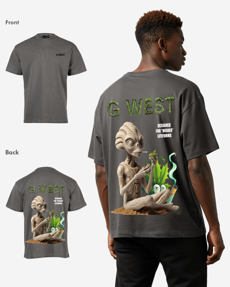 G West Oversized Designed For Higher Lifeforms Tee - G West
