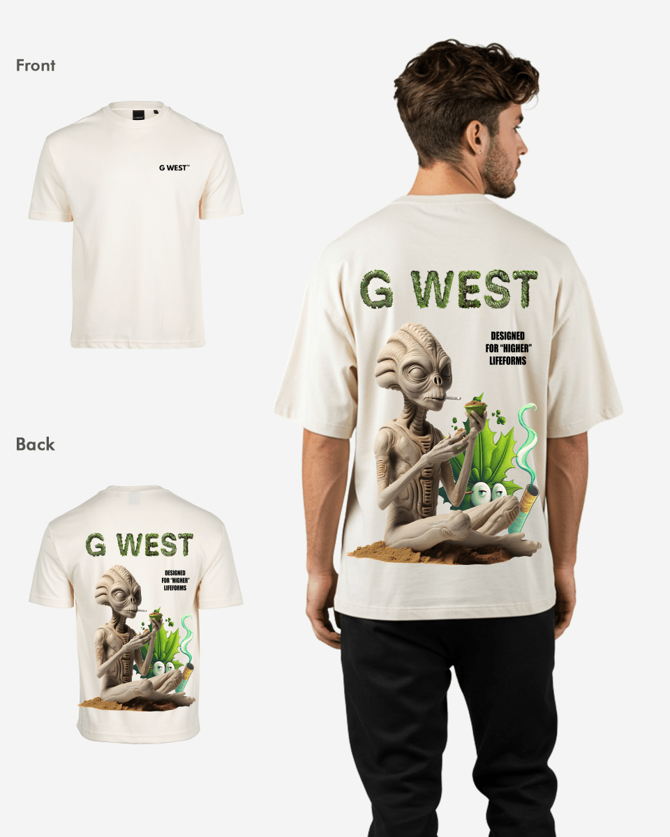 G West Oversized Designed For Higher Lifeforms Tee - G West