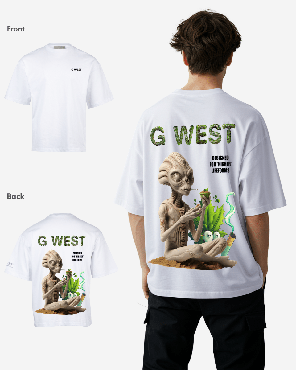 G West Oversized Designed For Higher Lifeforms Tee - G West