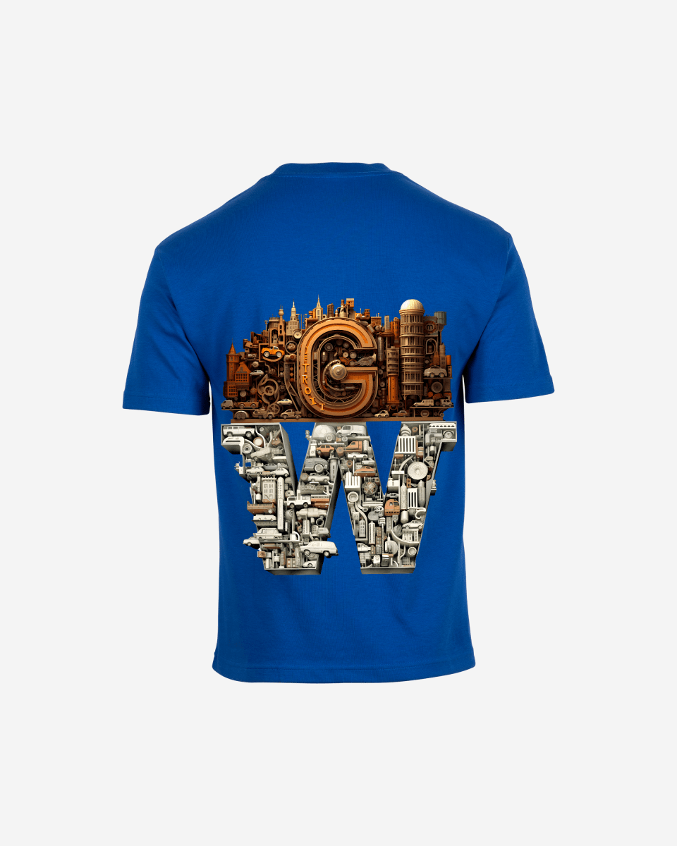 G WEST OVERSIZED DETROIT MOTORCITY T - SHIRT - G West
