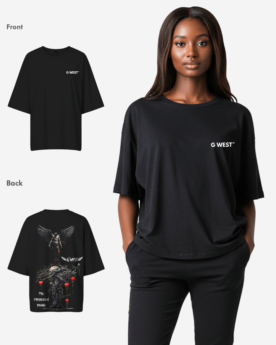 G West Oversized Forbidden Brand Tee - Women - G West