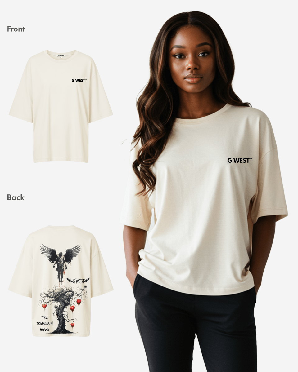 G West Oversized Forbidden Brand Tee - Women - G West