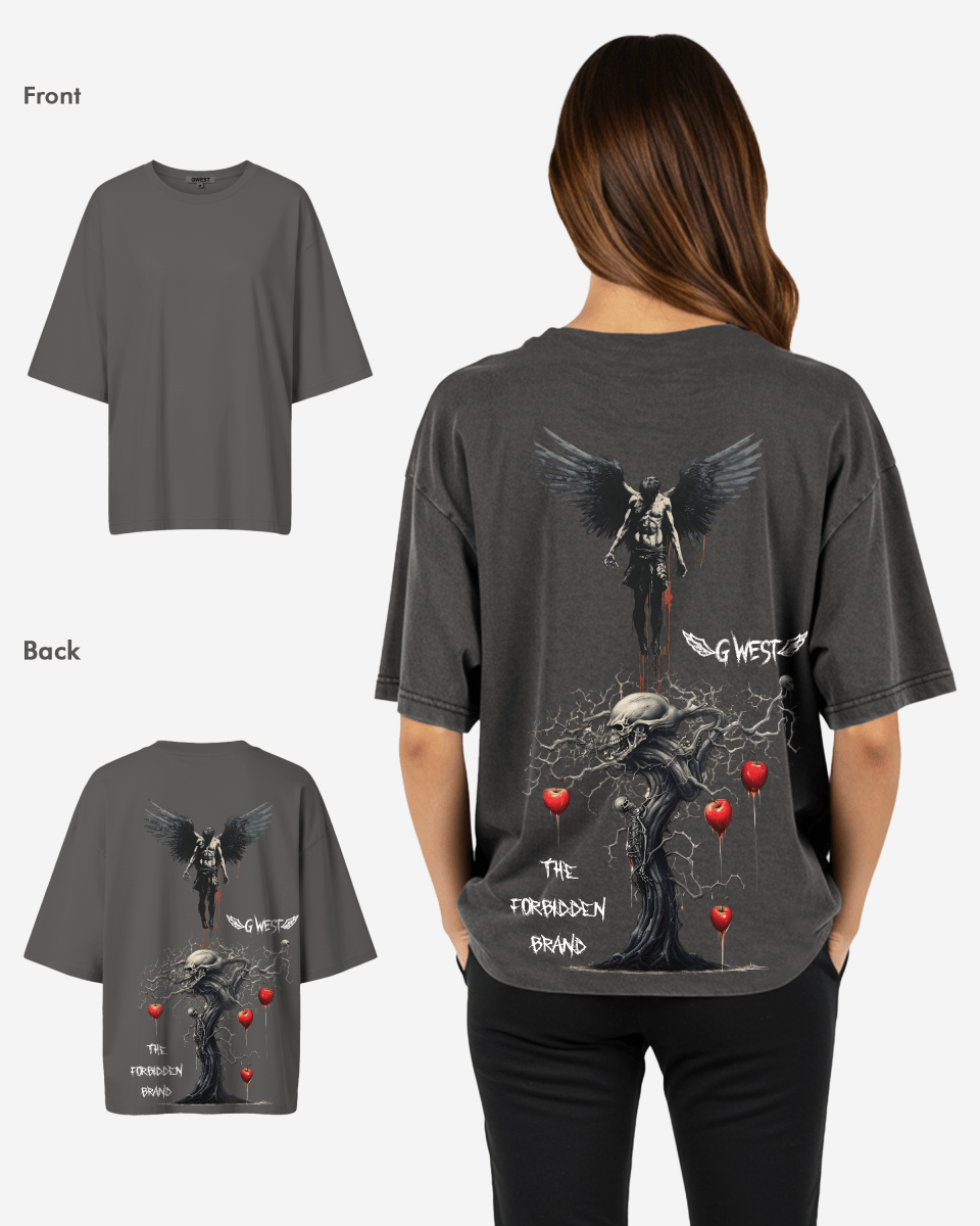 G West Oversized Forbidden Brand Tee - Women - G West