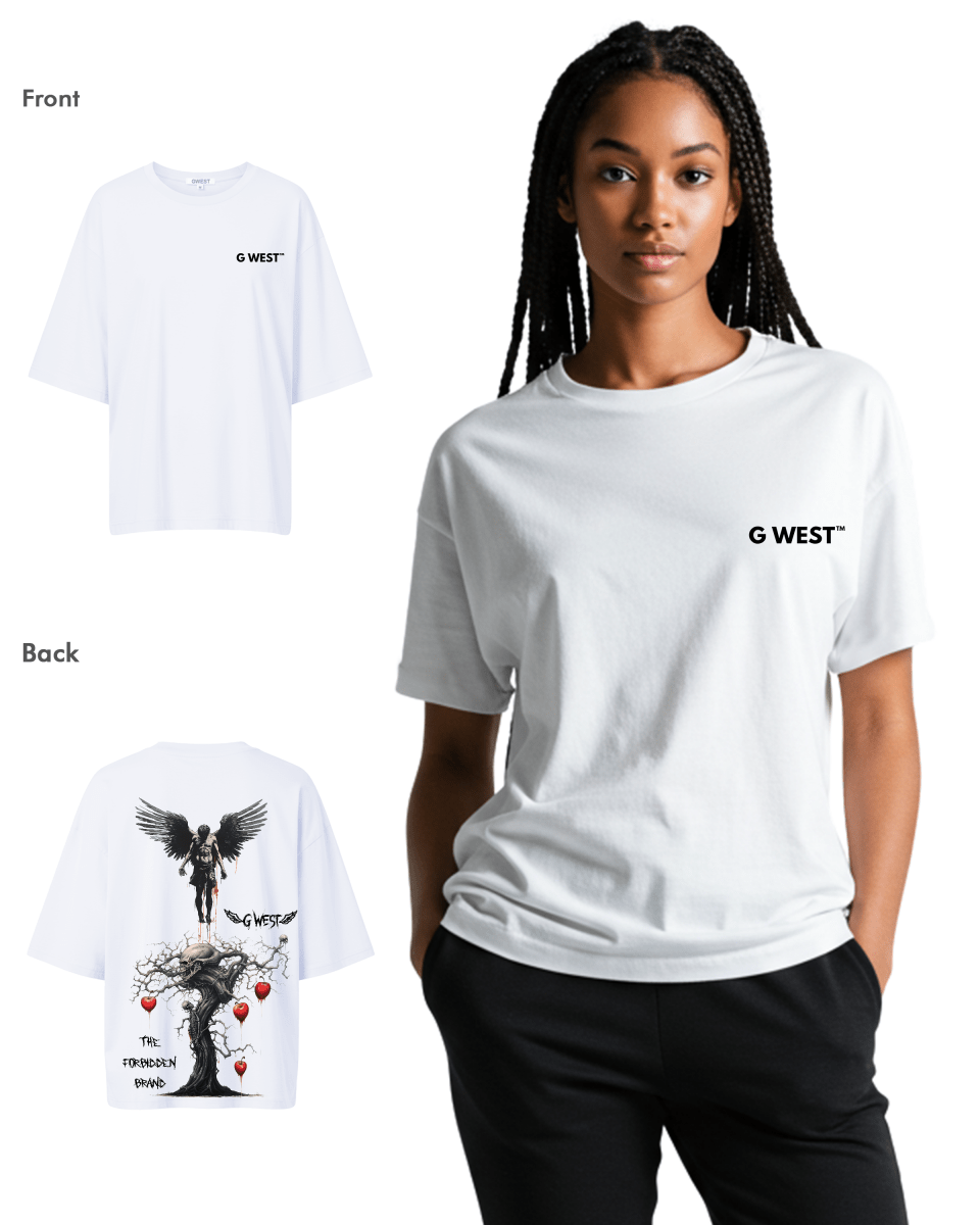 G West Oversized Forbidden Brand Tee - Women - G West