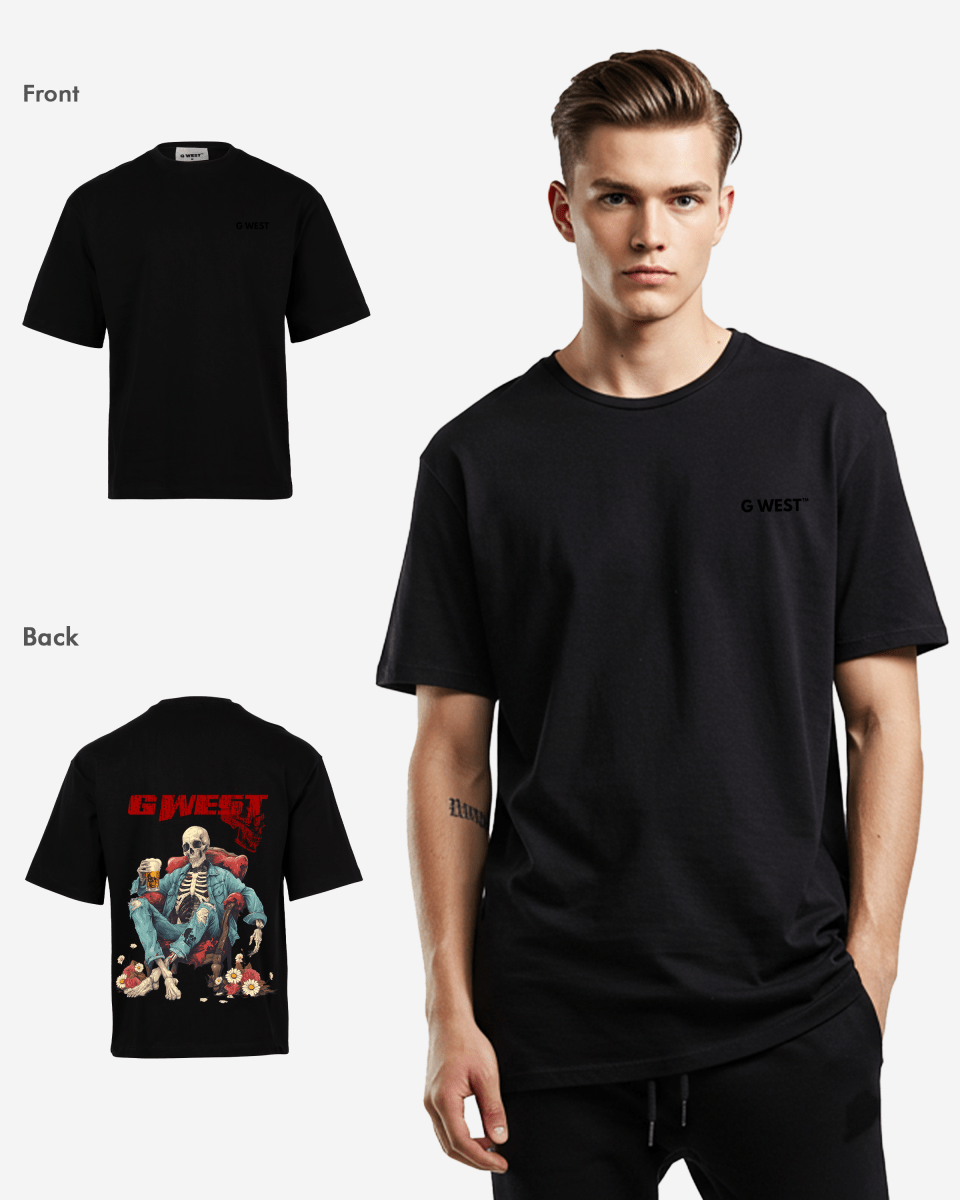 G West Oversized Happy Hour T Shirt - G West