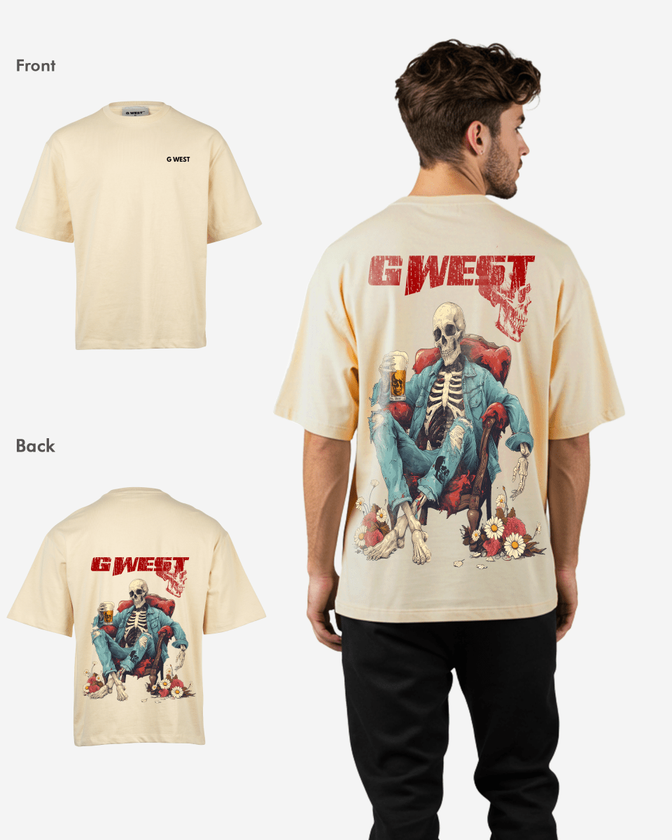 G West Oversized Happy Hour T Shirt - G West