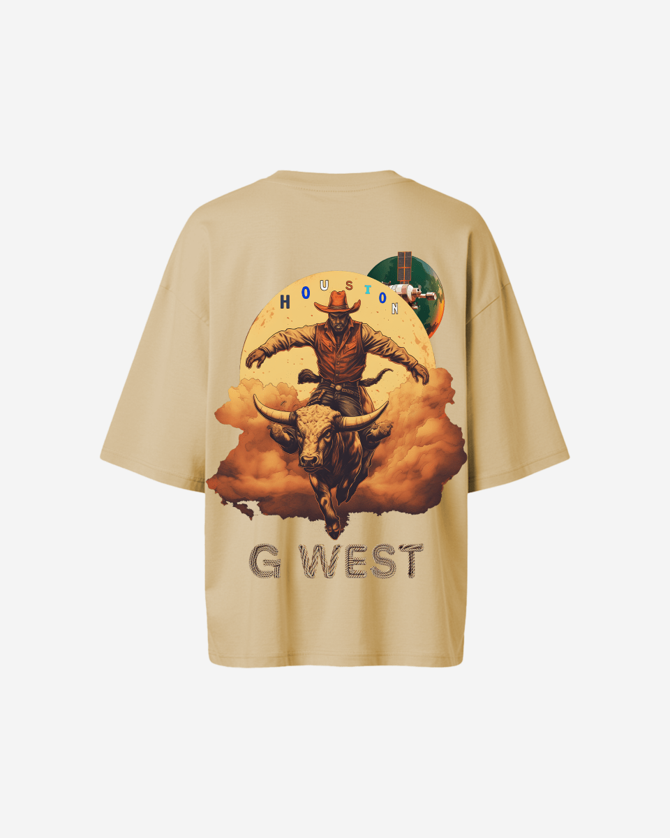 G West Oversized Houston Rodeo T-Shirt - 3 Colors - WOMEN - G West