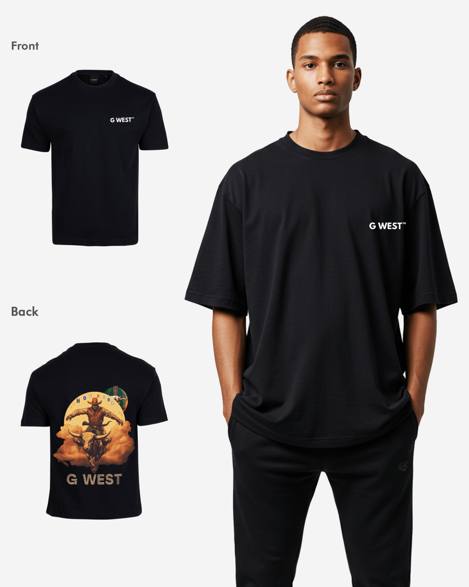 G West Oversized Houston Rodeo T-Shirt - 3 Colors - G West