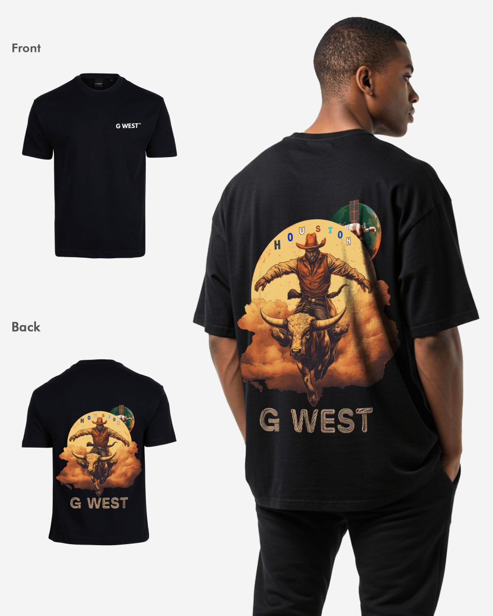 G West Oversized Houston Rodeo T-Shirt - 3 Colors - G West