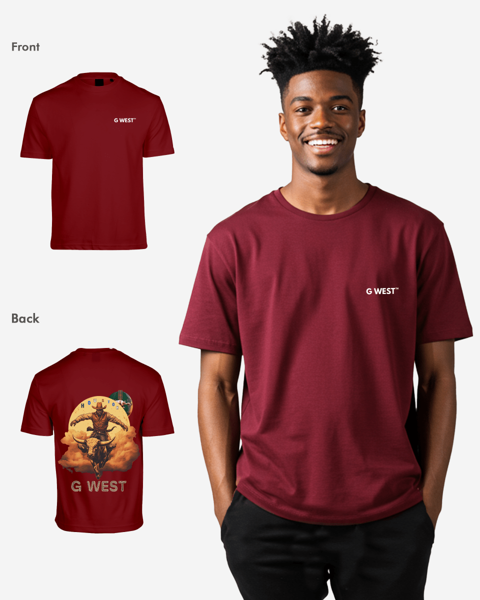 G West Oversized Houston Rodeo T-Shirt - 3 Colors - G West