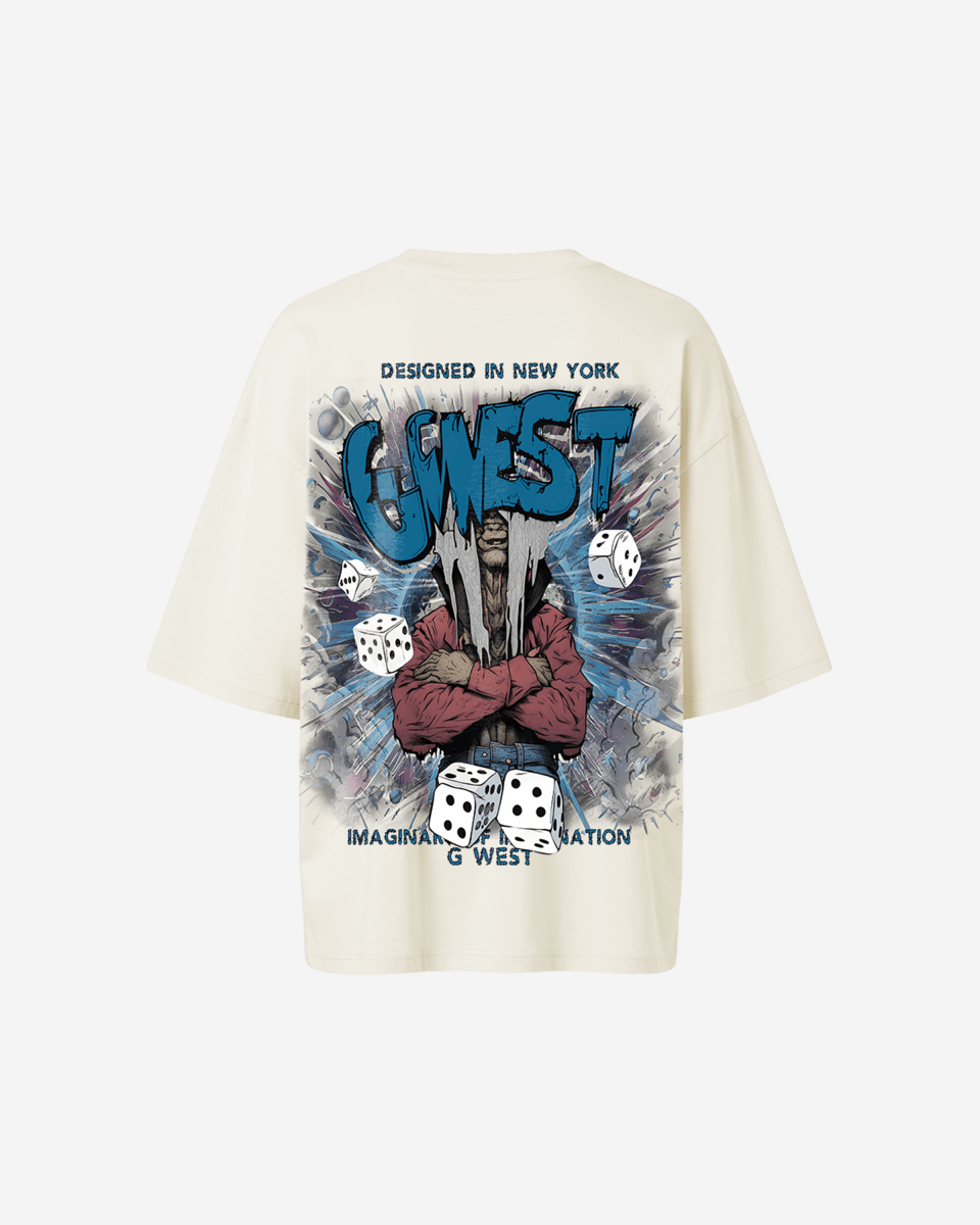 G West Oversized Imagine Of Imagination Tee - WOMEN - G West