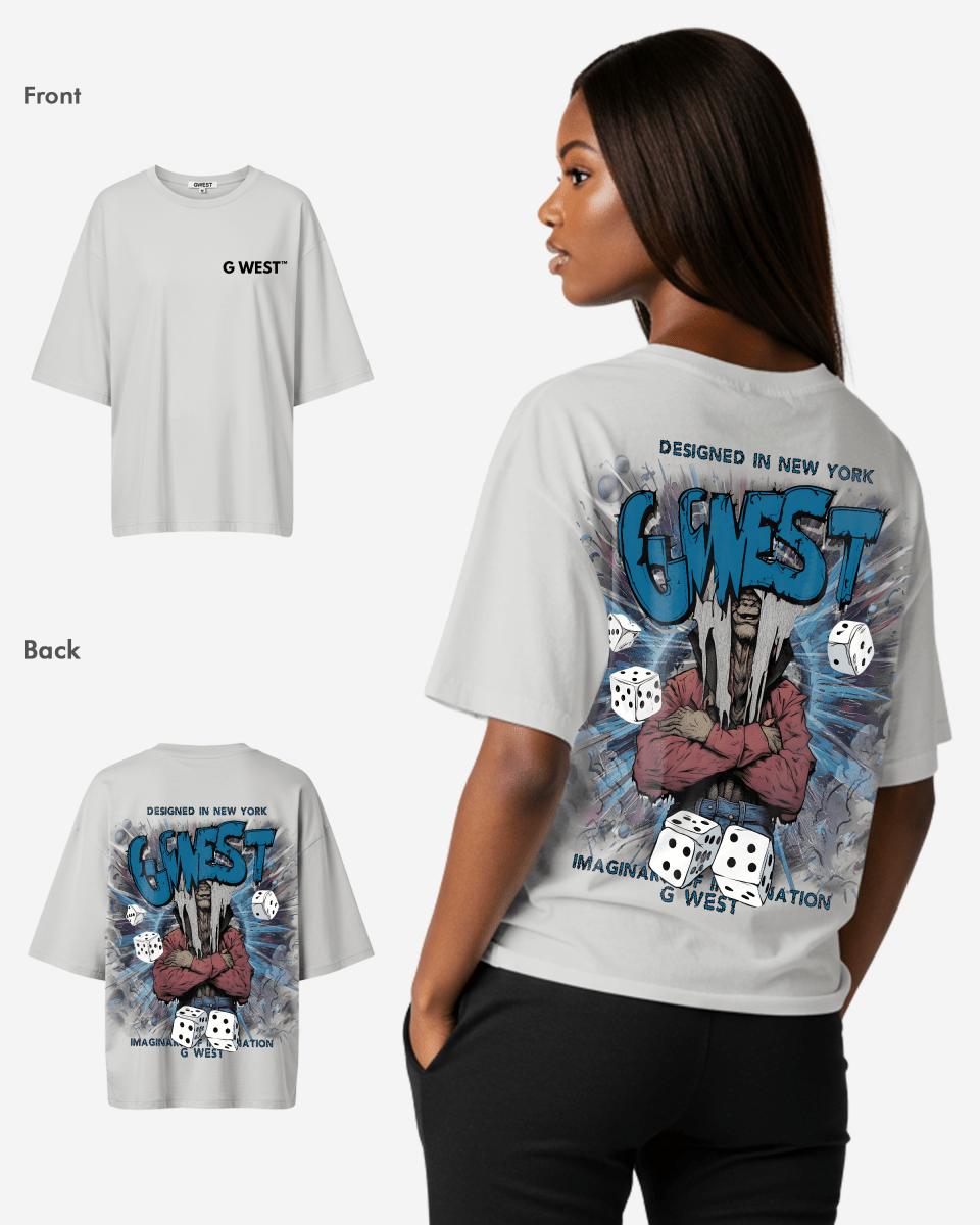 G West Oversized Imagine Of Imagination Tee - WOMEN - G West