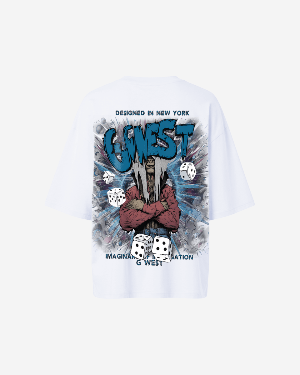 G West Oversized Imagine Of Imagination Tee - WOMEN - G West