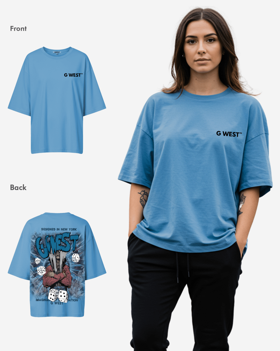 G West Oversized Imagine Of Imagination Tee - WOMEN - G West