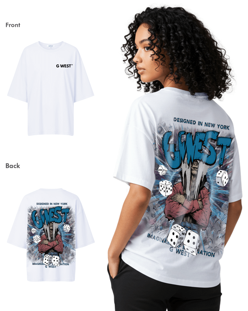 G West Oversized Imagine Of Imagination Tee - WOMEN - G West