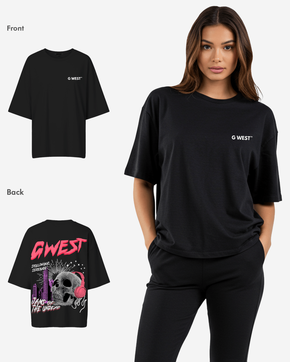 G West Oversized Jams Of The Undead Tee - WOMEN - G West