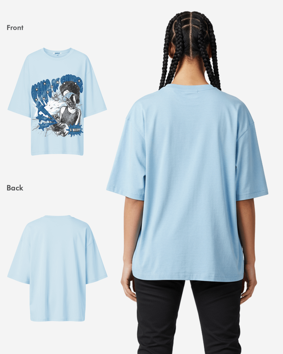 G West Oversized King Of Chaos T Shirt - WOMEN - G West