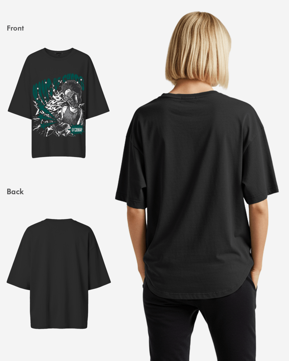 G West Oversized King Of Chaos T Shirt - WOMEN - G West
