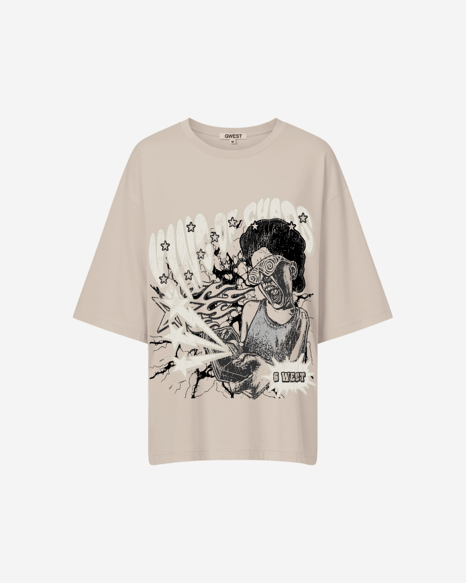 G West Oversized King Of Chaos T Shirt - WOMEN - G West