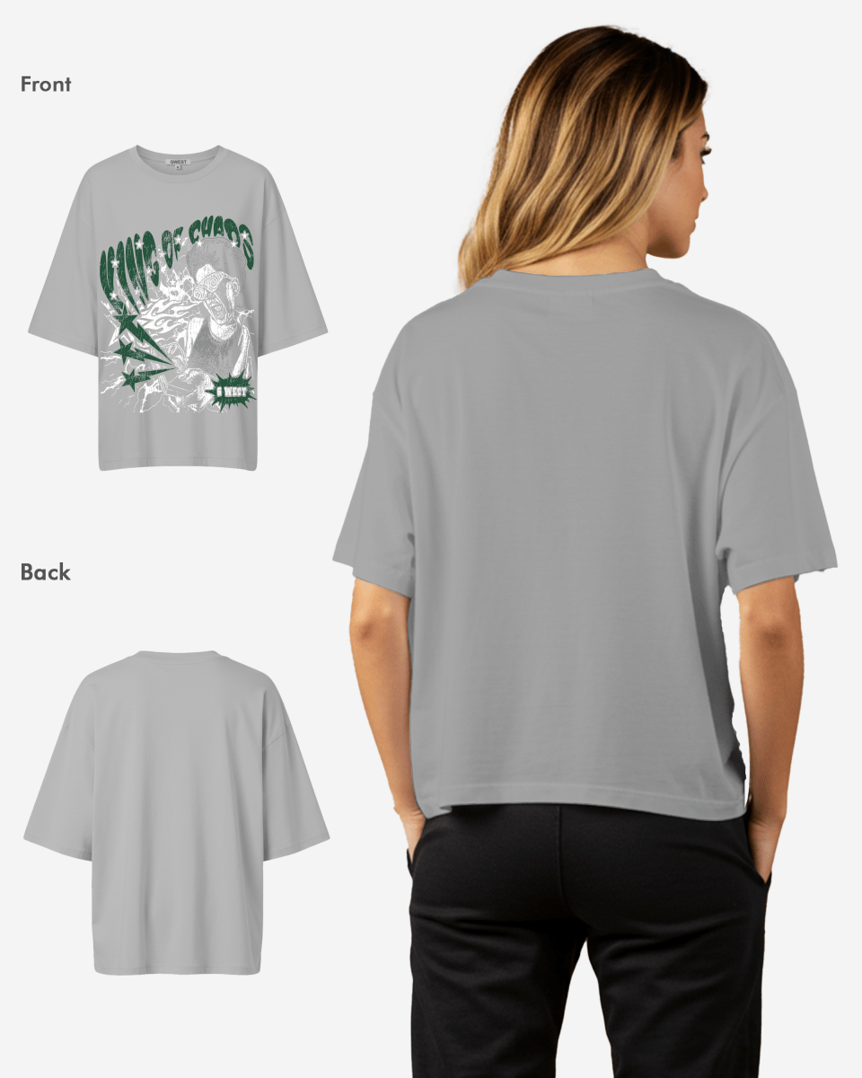 G West Oversized King Of Chaos T Shirt - WOMEN - G West