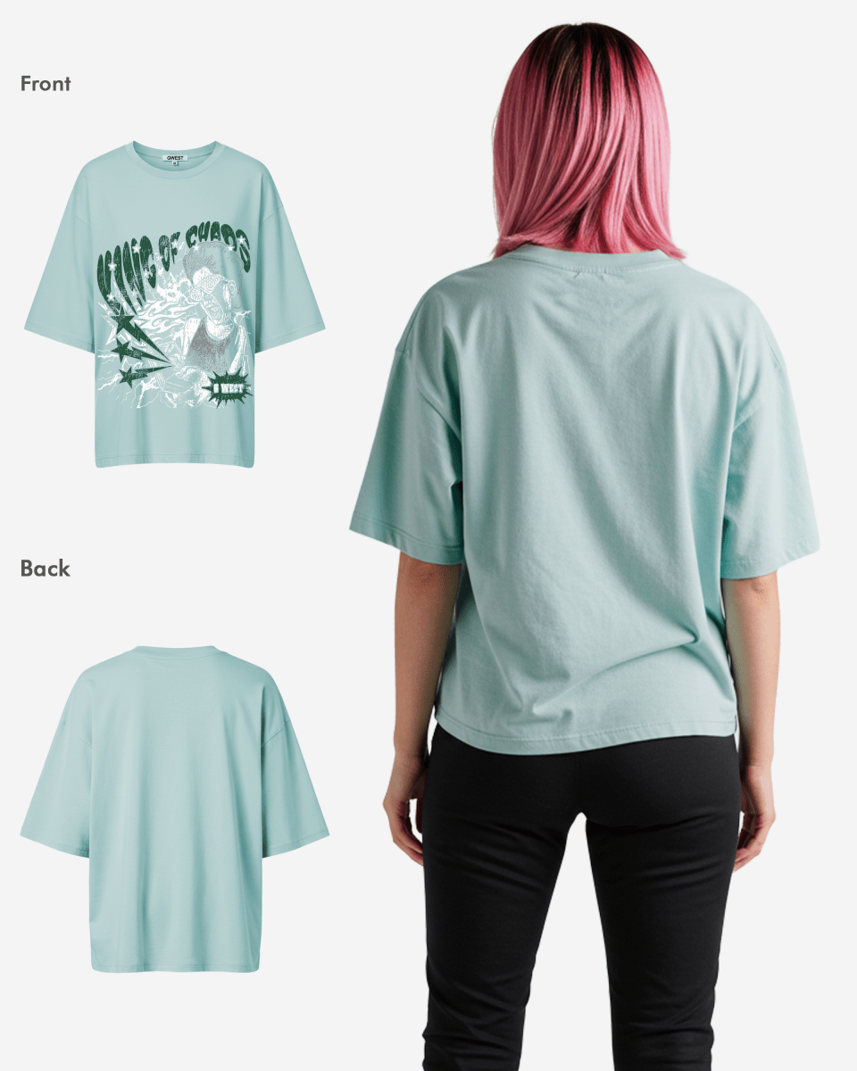 G West Oversized King Of Chaos T Shirt - WOMEN - G West
