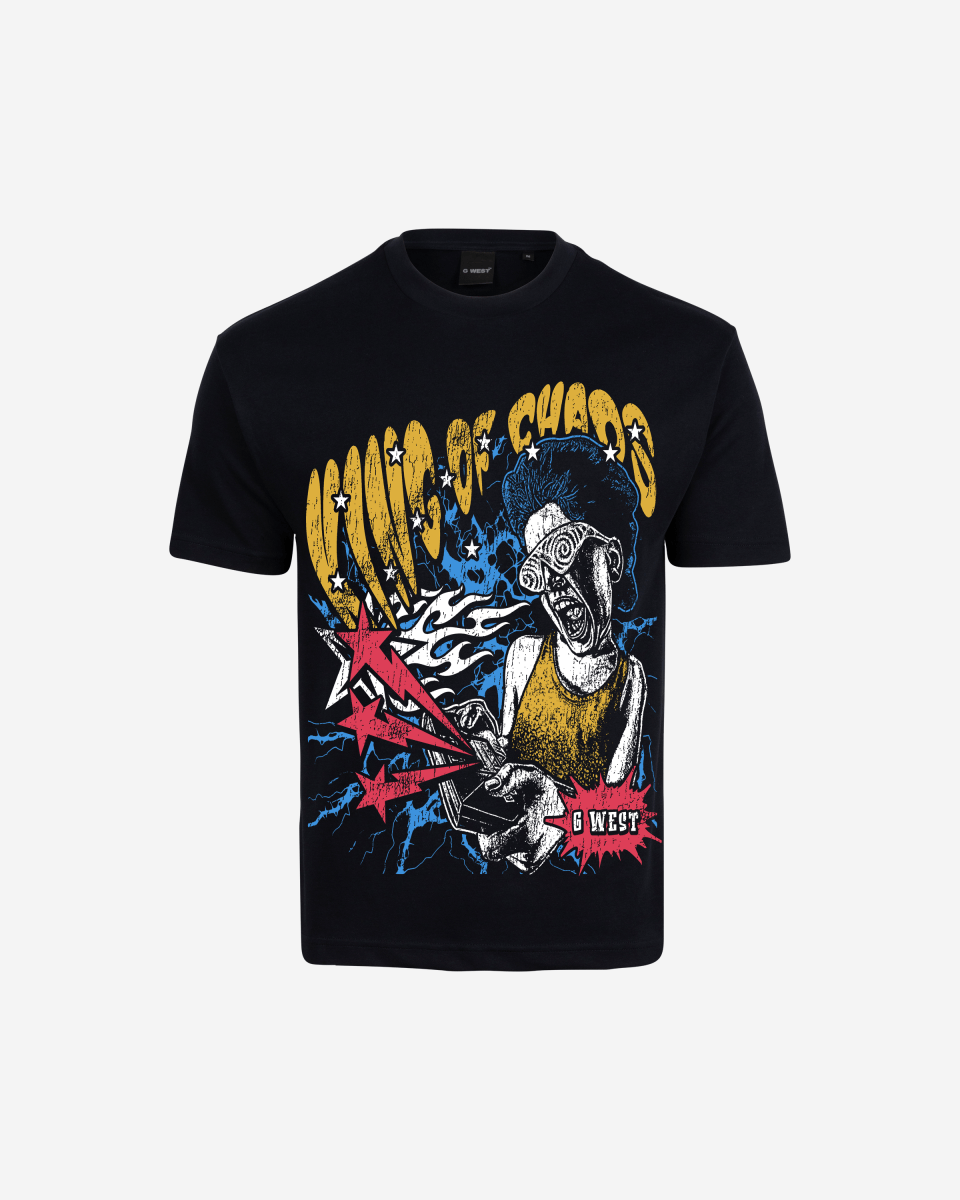 G West Oversized King Of Chaos T Shirt - G West