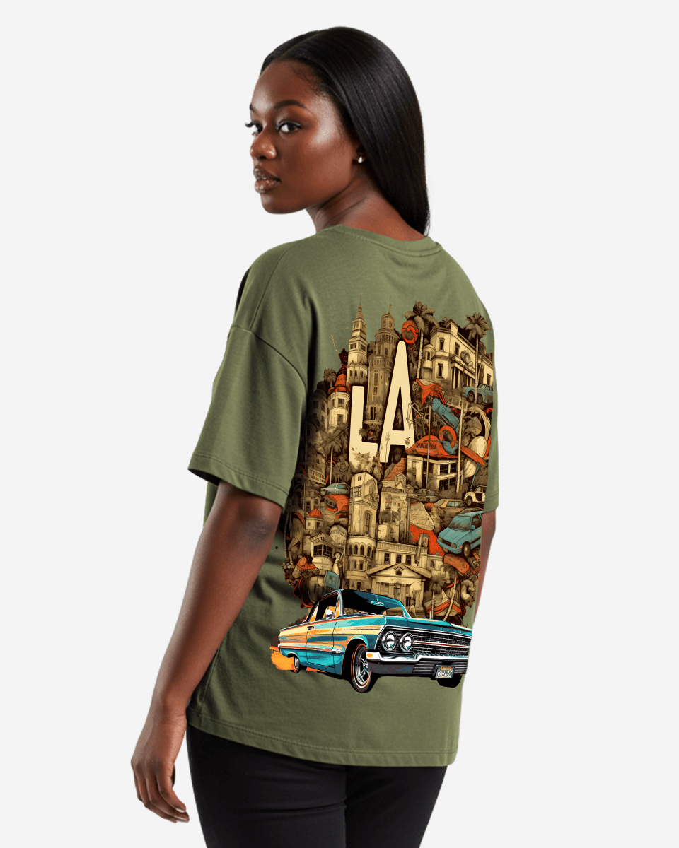 G West Oversized La Culture Tee - WOMEN - G West