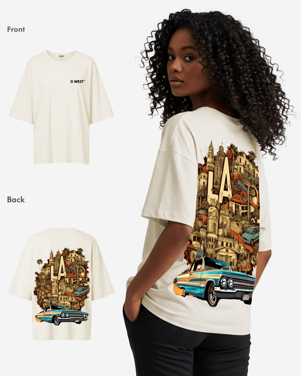 G West Oversized La Culture Tee - WOMEN - G West