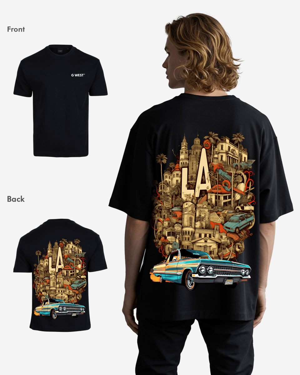 G West Oversized La Culture Tee - G West