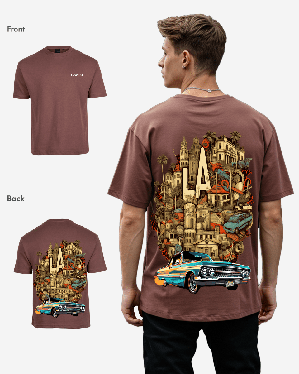 G West Oversized La Culture Tee - G West